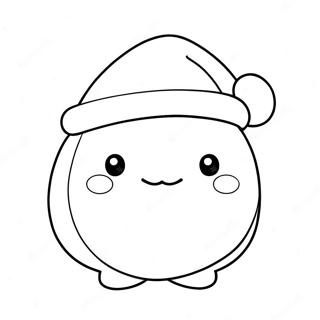 Roztomily Squishmallow V Santa Klobouku Omalovanka 112064-48283