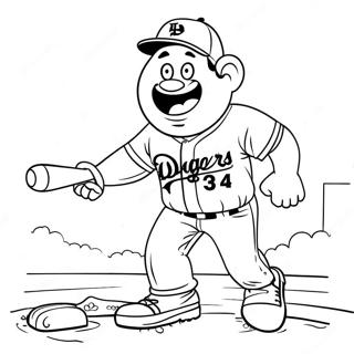 Omalovanka Dodgers 112166-48360