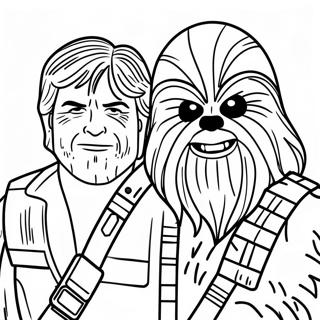 Omalovanka Chewbaccy S Hanem Solem 112370-48525