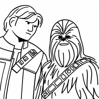 Omalovanka Chewbaccy S Hanem Solem 112370-48527