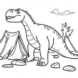 Vzrušující Omalovánka Camp Cretaceous Omalovánky