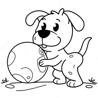 Omalovanka Stastneho Psa S Micem 112677-48770