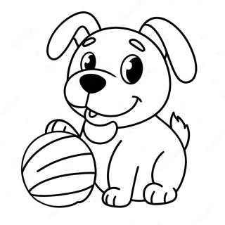 Omalovanka Stastneho Psa S Micem 112677-48772