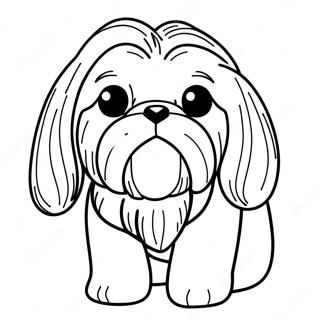 Shih Tzu Omalovánky