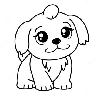 Omalovanka Roztomileho Stenete Shih Tzu 112701-48783