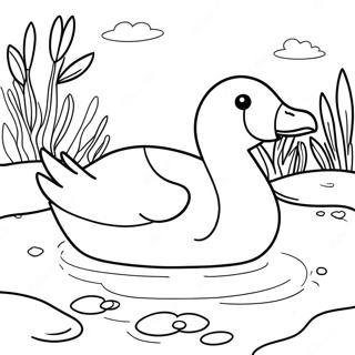 Omalovanka Husa Plave V Rybniku 113014-49152