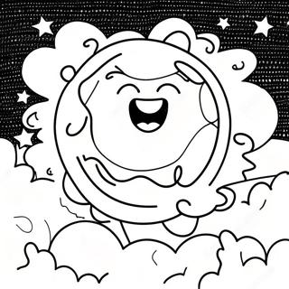 Omalovanka Uplnku Na Hvezdne Obloze 113398-49446