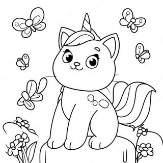 Hrava Kocka Jednorozec S Motyly Omalovanka 11343 888