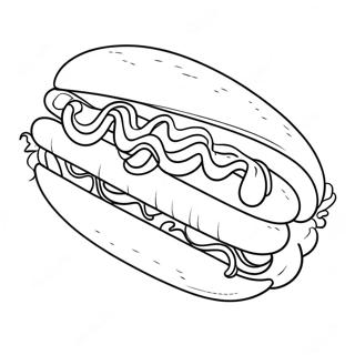 Omalovanka Hot Dog 114015-49918