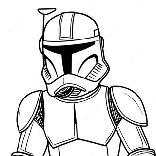 Arc Trooper Klonový Voják Omalovánky