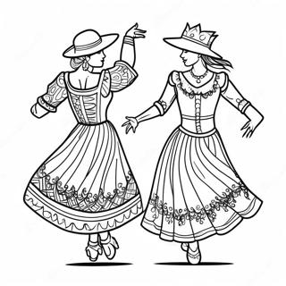 Tradicni Argentinske Tanecnice Omalovanka 114971-50676