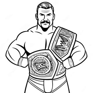 Omalovanka S Personalizovanym Wwe Sampionem 115381-50982