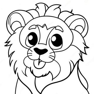 Omalovanka Hunateho Lvicka Ktere Hrmi 116054 51514