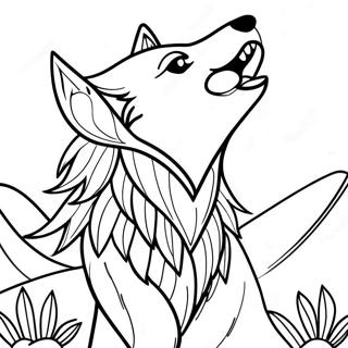 Omalovanka Vlk Vyti S Barevnymi Kridly 116285-51688