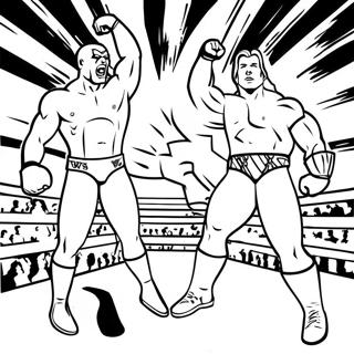 Intenzivni Zapas O Titul Wwe Omalovanka 116339-51736