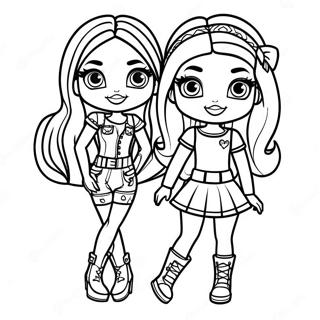 Omalovanka Bratz Panenek V Trendy Obleceni 116902 52329