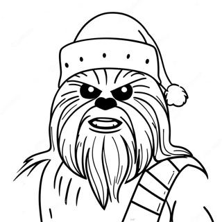 Omalovanka Chewbacca V Santa Klobouku 116927-52345