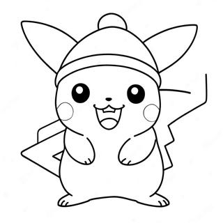 Omalovanka Pikachu V Santa Klobouku 117056-52445