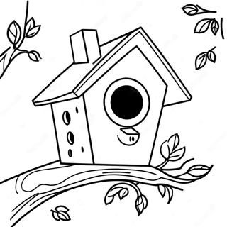 Roztomily Ptaci Domek Na Strome Omalovanka 117083 52470