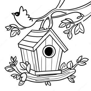 Roztomily Ptaci Domek Na Strome Omalovanka 117083 52471