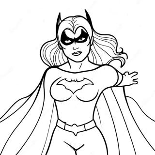 Batgirl S Plastem Omalovanka 117135-52501