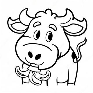 Stastna Krava Se Zvoncem Omalovanka 11713-551