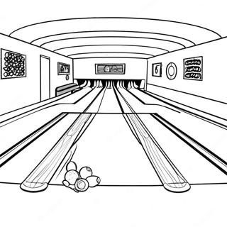 Bowling Omalovánky