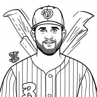 Bryce Harper Omalovánky