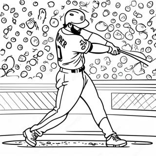 Omalovanka Bryce Harpera Pri Odpalu Na Homerun 117778-52994