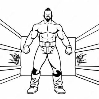 Omalovanka Vstupu Wwe Superhvezdy 117831 53043