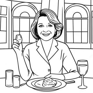 Omalovanka Emily Gilmore Na Slavnostni Veceri 117988-53165