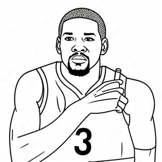 Omalovanka Kevin Durant Pri Strelbe 118039 53203