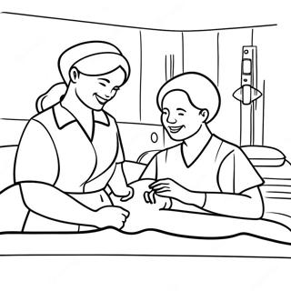 Superhrdinska Zdravotni Sestra Pomahajici Pacientum Omalovanka 118962-54030