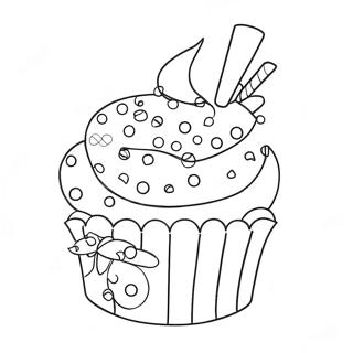 Cupcake Omalovánky