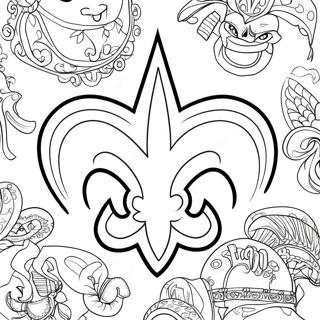 Omalovanka New Orleans Saints 119011-54063