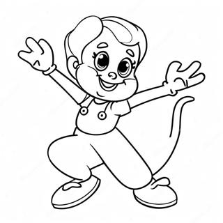 Omalovanka Dot Warner V Zabavne Poze 119167-54194