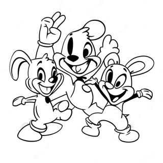 Omalovanka Animaniacs V Silenem Tanci 119168-54199