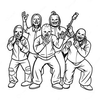 Omalovanka Slipknot Na Koncerte 119245-54255