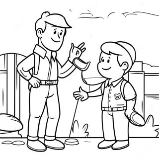 Pratelsti Sousede Pomahajici Omalovanka 119449 54410