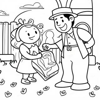 Pratelsti Sousede Pomahajici Omalovanka 119449 54412