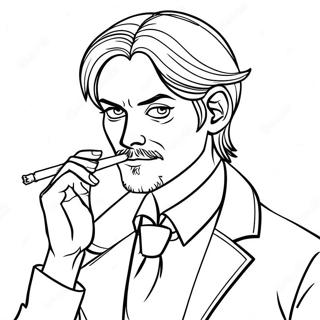Sanji Se Svou Podpisovou Cigarettou Omalovanka 119811-54698