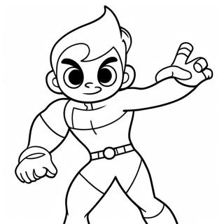 Danny Phantom V Akci Omalovanka 119913-54770