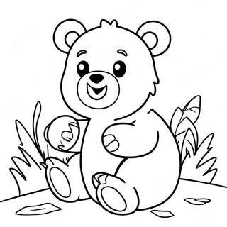Omalovanka Roztomileho Medvidete Grizzly 119991-54830