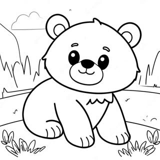 Omalovanka Roztomileho Medvidete Grizzly 119991 54832