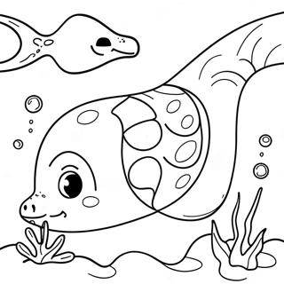 Roztomily Rejnok Plavajici Omalovanka 120733-55410