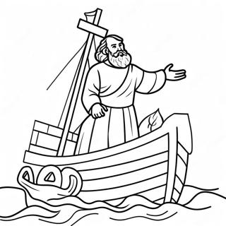 Omalovanka Apostola Pavla Na Lodi 121093 55886