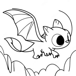 Omalovanka Divokeho Nocniho Draka V Letu 121322-56040