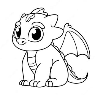 Omalovanka Roztomileho Nocniho Draka Sediciho 121324-56046