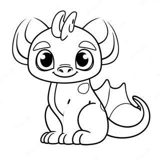 Omalovanka Roztomileho Nocniho Draka Sediciho 121324-56048