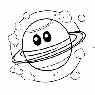 Roztomily Kresleny Saturn Omalovanka 121376 56087